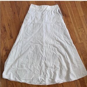Gu Cream Women's Midi Skirt